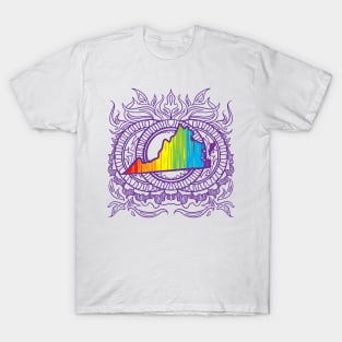 Virginia Mandala Pride T-Shirt